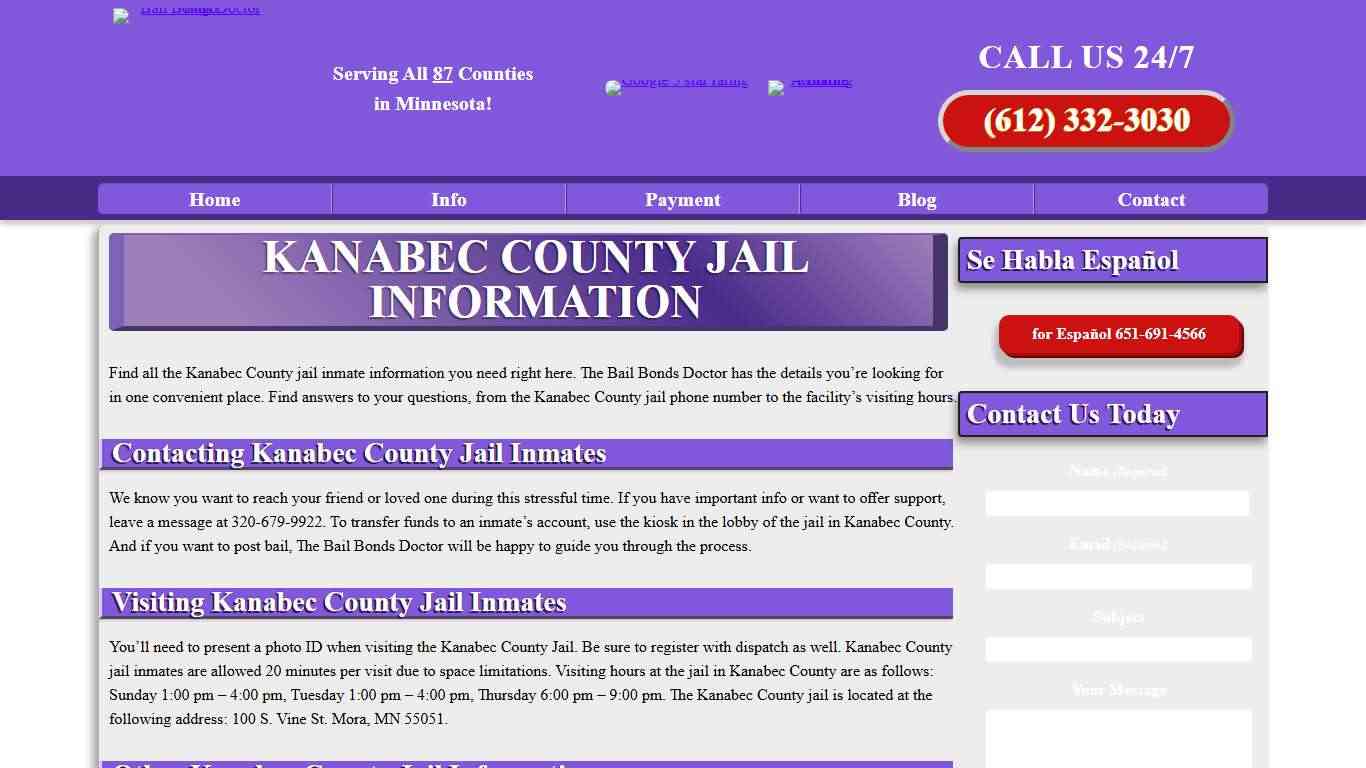 Kanabec County Jail Information | Fast And Reliable Information